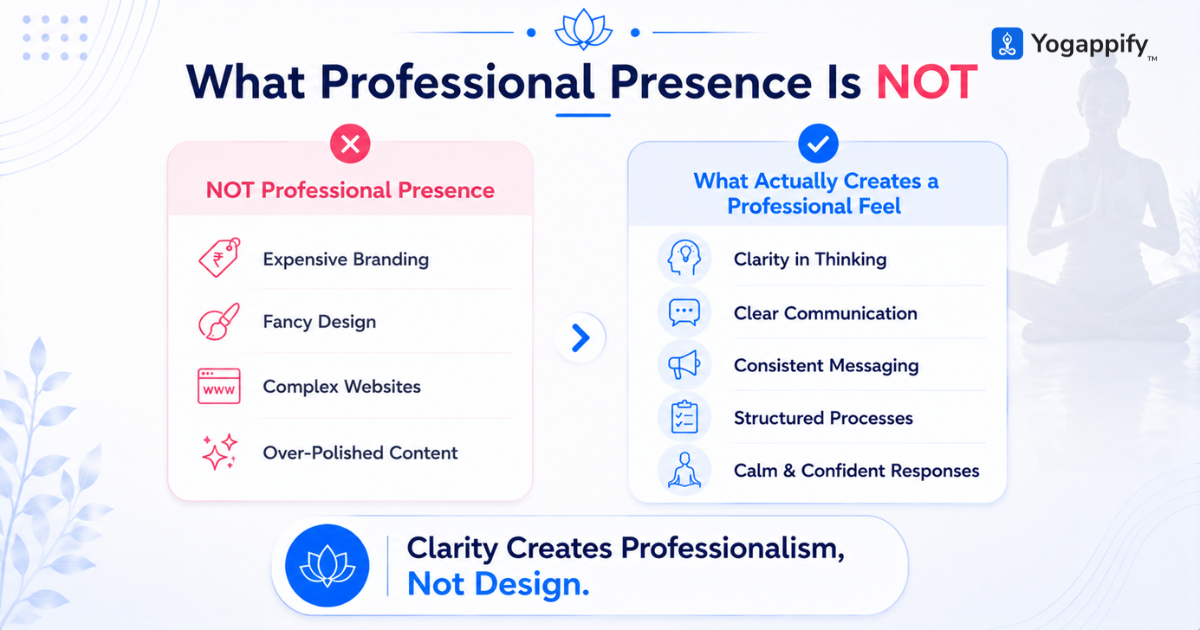 professional presence for yoga teachers