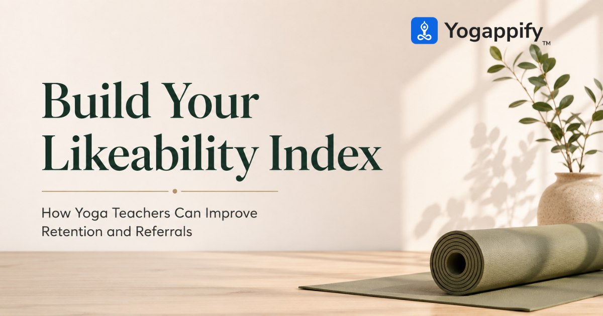 likeability index for yoga teachers improving retention and referrals